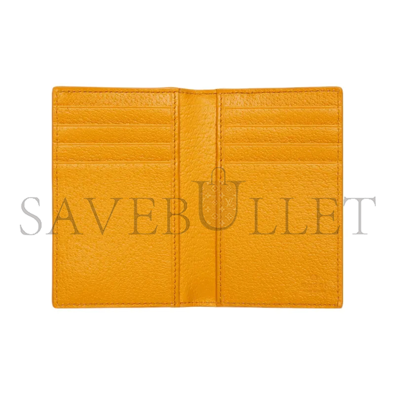 Gvc*1 yellow interior gg long card case 768249 (15*12cm)